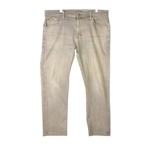 AG Jeans The Everett Slim Straight Brown Pants Size 36R W36 x L27 Light Brown